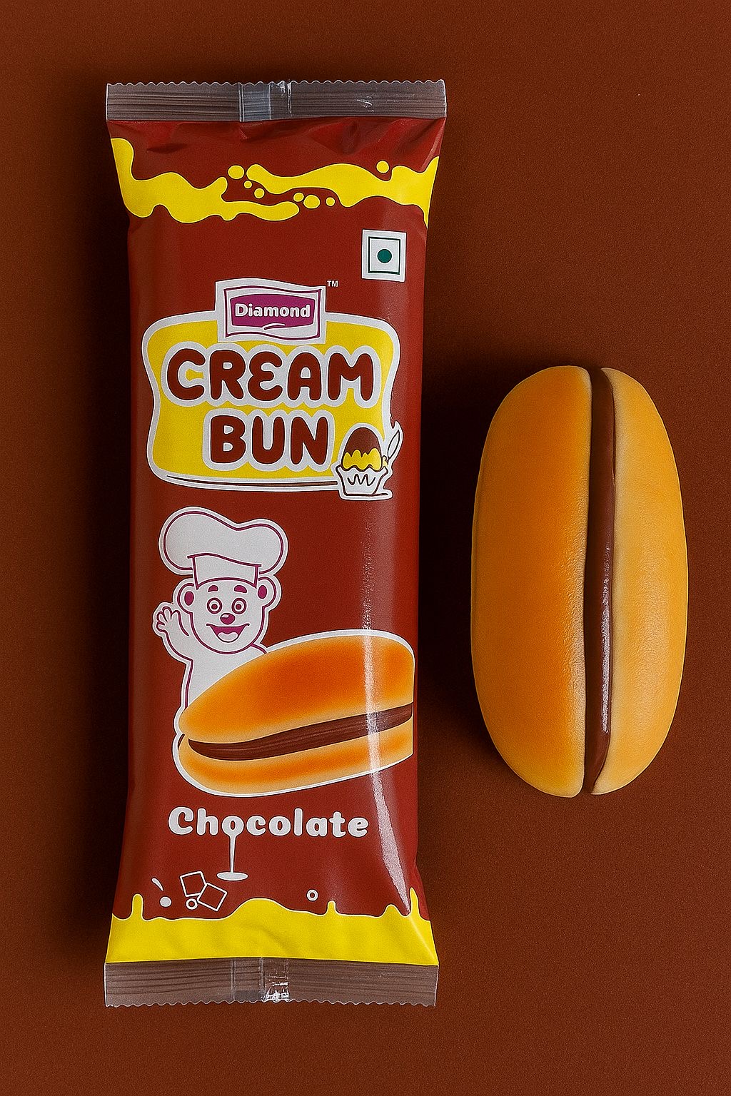 Cream Bun - Chocolate