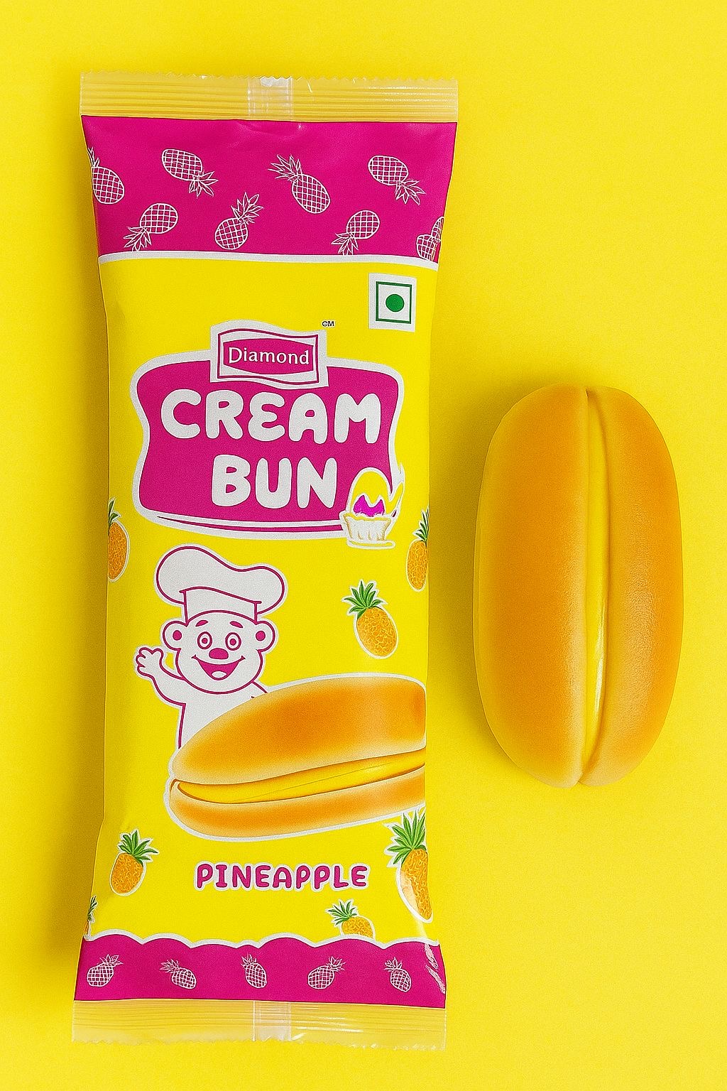 Cream Bun - Pineapple